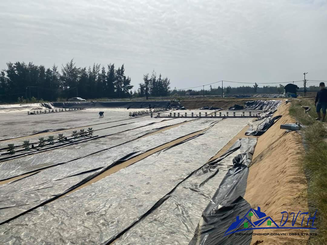 Bạt lót hồ tại Quảng Bình